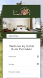 Mobile Screenshot of hotelzumparadies.nl
